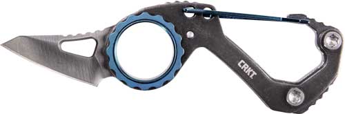CRKT COMPANO SHEEPSFOOT 1.44" - CARABINER BLACK/SS FOLDER