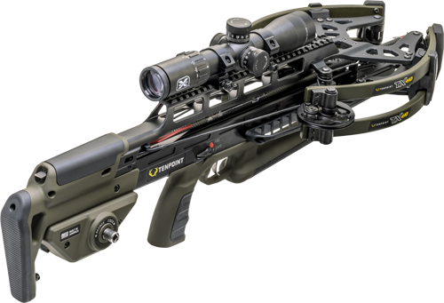 TENPOINT XBOW TX440 ACUSLIDE - MAXX EVO-X ELITE SCOPE MOSS