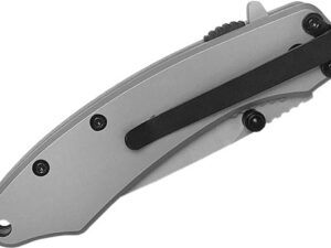 ABKT CATTLEMANS CUTLERY SCYTHE - 2.75" ASSISTED OPENER SS BLD