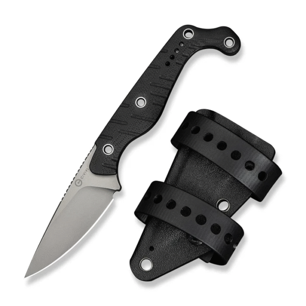 CIVIVI SOKN Fixed Blade Knife Black G10 Handle