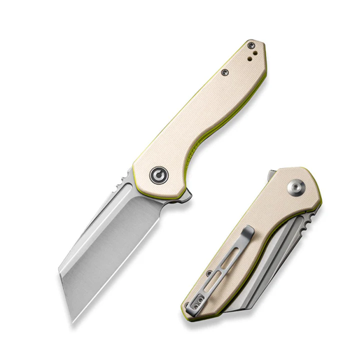 CIVIVI ExOne Flipper Knife G10 Handle (2.94"" Nitro-V Blade) C23036-2
