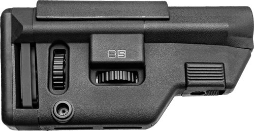 B5 SYSTEMS PRECISION STOCK - COLLAPSIBLE MEDIUM BLACK