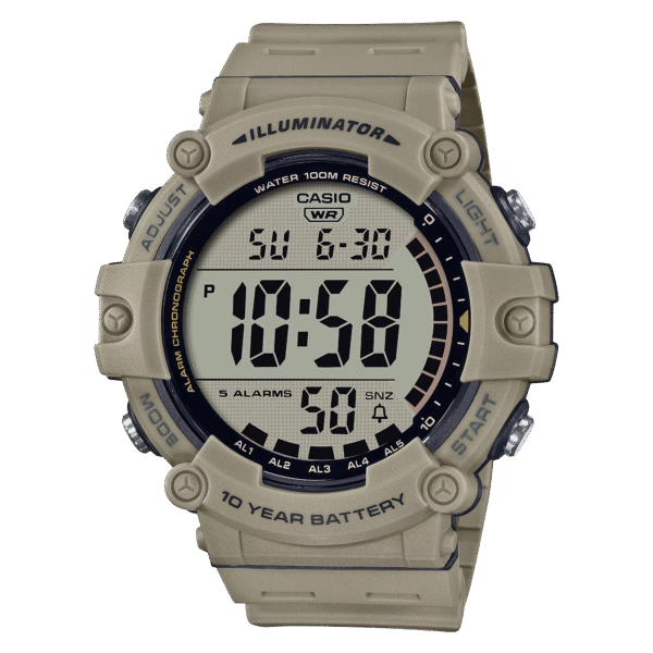 Classic Digital Watch w/ 10-Year Battery