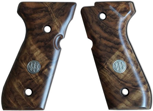 BERETTA 92/96 DELUXE GRIPS - GRADE 3 WALNUT CHECKERED