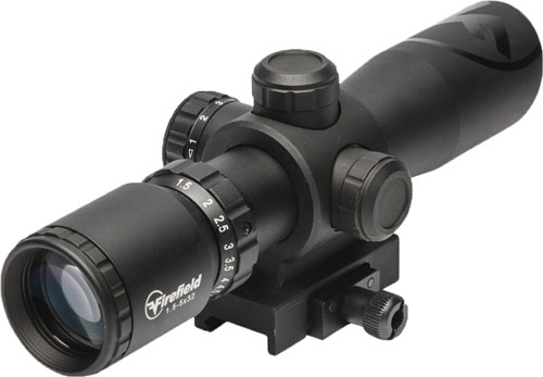 FIREFIELD BARRAGE 1.5-5X32 - RIFLESCOPE MIL-DOT RETICLE