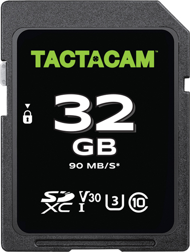TACTACAM REVEAL FULL SIZE - 32GB SD CARD CLASS 10