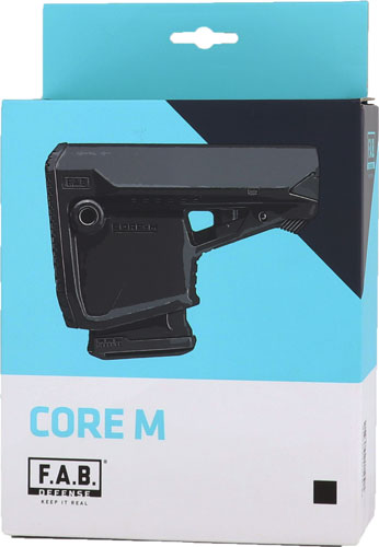 F.A.B. DEFENSE SURVIVAL AR-15 - BUTTSTOCK W/MAG CARRIER BLACK