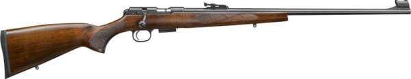 CZ 457 LUX 17HMR 24.5" - BLUED BARREL WALNUT STOCK