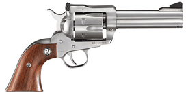 RUGER BLACKHAWK 357MAG 4.62" - AS STAINLESS HARDWOOD