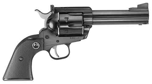 RUGER BLACKHAWK 41MAG 4-5/8" - AS BLUED BLACK CHECKERED SYN