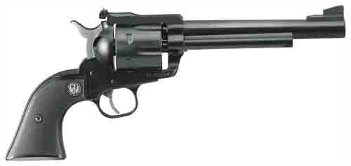RUGER BLACKHAWK 41MAG 6.5" AS - BLUED BLACK CHECKERED SYN