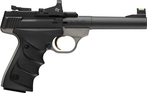 BROWNING BUCK MARK PRACTICAL - 22LR 5.5" BLK/GRAY W/RED DOT