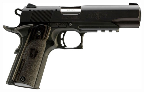 BROWNING 1911-22 BLACK LABEL - COMPACT 22LR 3.62"FS W/ RAIL
