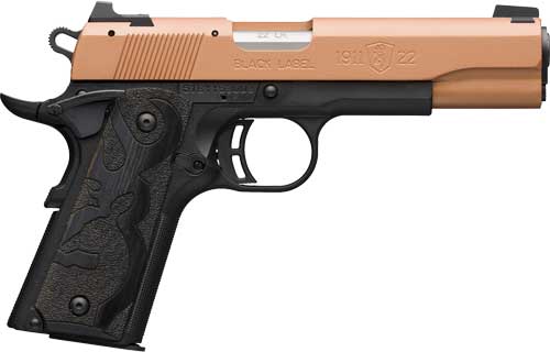BROWNING 1911-22 BLACK LABEL - 22LR 4.25" FS BLACK/COPPER