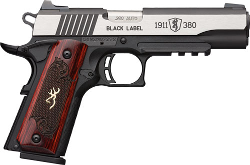 BROWNING 1911-380 BLACK LABEL - MEDALLIAN PRO 4.25" FS W/RAIL