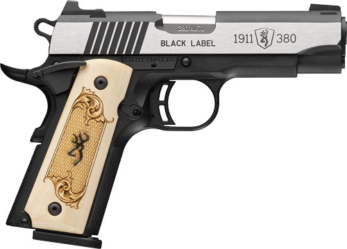 BROWNING 1911-380 BLACK LABEL - 380ACP 3.58"FS 10RD MAPLE
