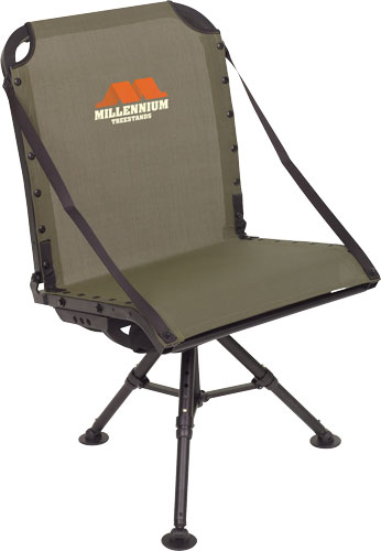 MILLENNIUM GROUND BLIND CHAIR - W/ PACKABLE LEVELING LEGS