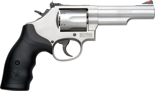 S&W 66 357 MAGNUM 2.75" ADJ - 6-SHOT STAINLESS RUBBER