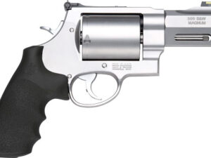 S&W 500 PERFORMANCE CENTER - 500SW 3.5" 5-SH AS SS RUBBER