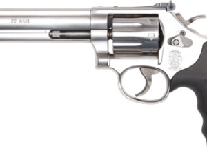 S&W 648 22WMR 6" PATRIDGE FS - STAINLESS STEEL SYNTHETIC GRIP