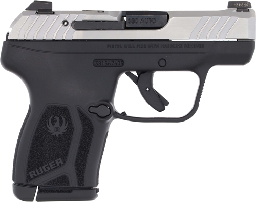 RUGER LCP MAX 380ACP FRONT - NGT SGT TWO-TONE MAG DISCONNEC