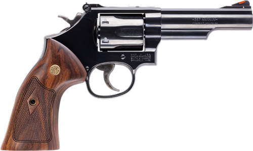 S&W 19 CLASSIC 357MAG 4.25" - BLUED WOOD GRIPS NO INT LOCK