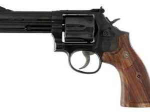 S&W 586 CLASSIC 357MAG 4" AS - 6-SHOT BLUED WOOD