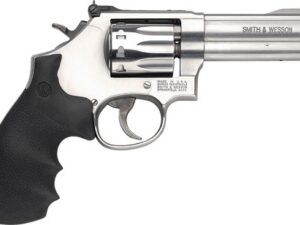 S&W 617 22LR 4" AS 10-SHOT - STAINLESS BLACK RUBBER