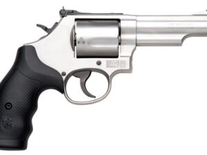 S&W 69 44MAG 4.25" ADJ - 5-SHOT STAINLESS RUBBER