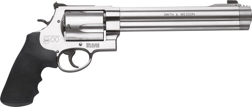 S&W 500 500SW 8.38" AS 5-SHOT - STAINLESS STEEL RUBBER