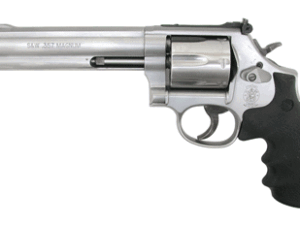 S&W 686PLUS 357 6" AS 7-SHOT - STAINLESS STEEL RUBBER