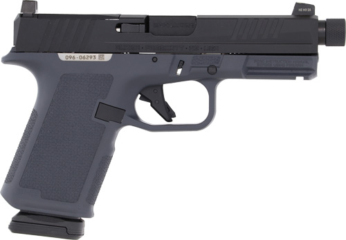 RUGER RXM 9MM LUGER 4" ADJ - 15-SHOT STEALTH GREY THREADED