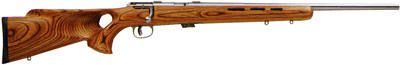 SAVAGE MARK II-BTVS 22LR 21" - HB ACCU TRIG SS/BRN LAM T-HOLE