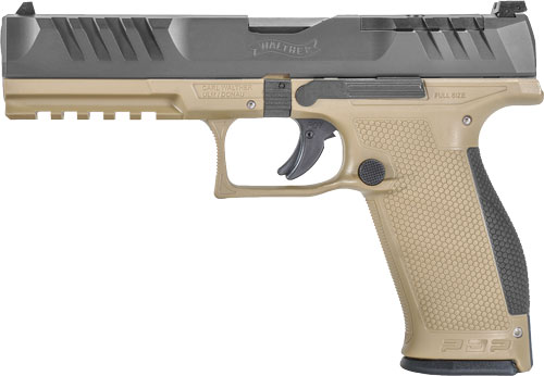 WALTHER PDP OR 9MM 5" - 18-SHOT TAN POLYMER FRAME