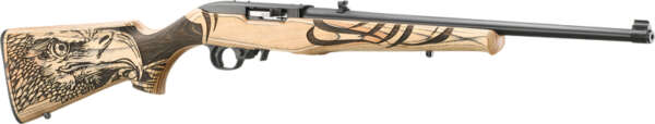 RUGER 10/22 22LR EAGLE SCENE - BLUED NATURAL LAMINATE STOCK