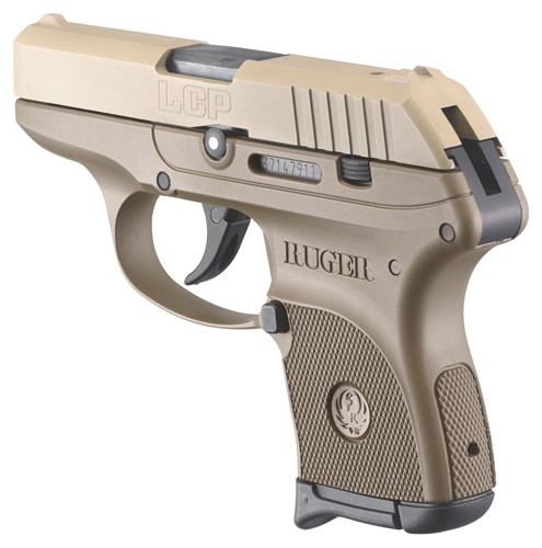 RUGER LCP 380ACP 6-SHOT FS - FLAT DARK EARTH SYNTHETIC