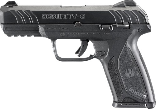 RUGER SECURITY-9 9MM LUGER - ADJ 15-SHOT BLUED SYN