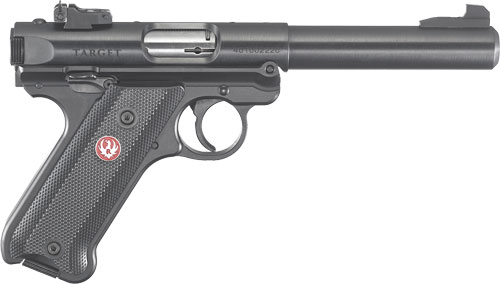 RUGER MARK IV TARGET 22LR - 5.5" BULL AS BLACK PLASTIC
