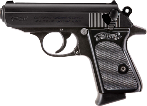 WALTHER PPK 32ACP BLACK FS - 6+1 RD BLACK SYNTHETIC GRIPS