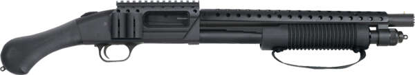 MOSSBERG 590 SHOCKWAVE SPX - 12GA 3" 6RD W/BREACHER BLUED