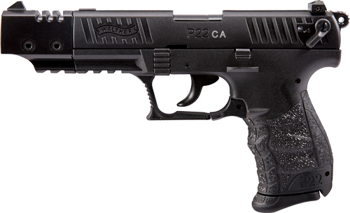 WALTHER P22 CA TARGET 22LR 5" - 10-SHOT BLACK POLYMER THREADE