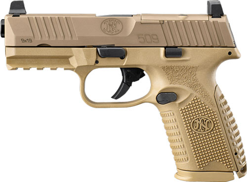 FN 509 MIDSIZE MRD 9MM LUGER - 2-15RD FDE