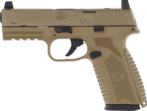 FN 510 MRD 10 MM NMS - 2-15RD MAG FDE