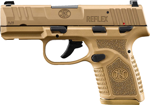 FN REFLEX 9MM LUGER - 2-10R MAGS FDE SAFETY