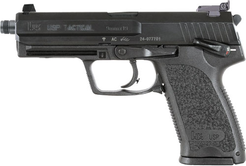 HK USP9 TACTICAL V1 9MM - 4.86" BBL 2-15RD BLACK