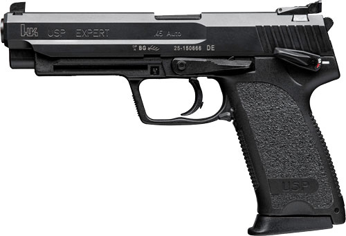 HK USP45 EXPERT V1 DA/SA 45ACP - 5.19"BBL 2-10RD BLACK