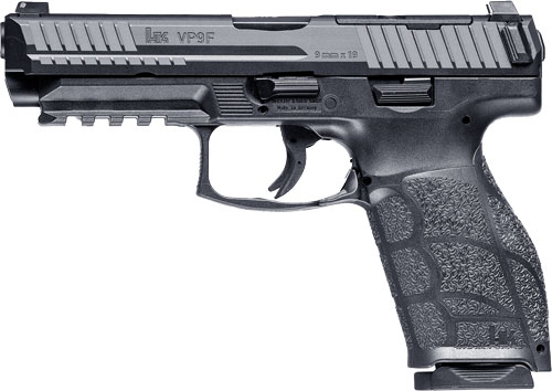 HK VP9A1 F OPTICS READY 9MM - 4.5" BBL 2-10RD MAGS BLACK