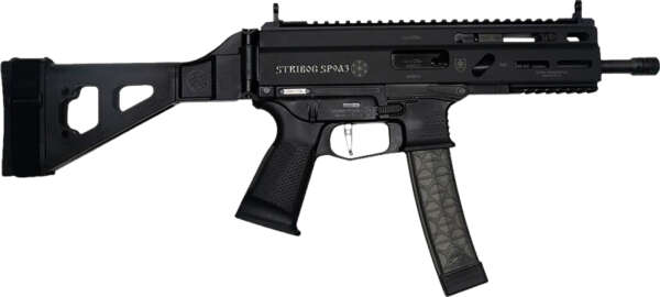 GRAND POWER STRIBOG SP9A3 9MM - 8" BBL 30 RD MAG W/BRACE BLK