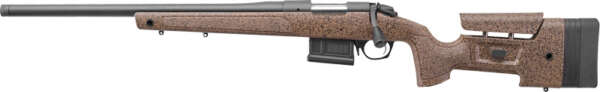 BERGARA B14 HMR LH 22-250 24" - BLACK CERA/BROWN MINI CHASSIS