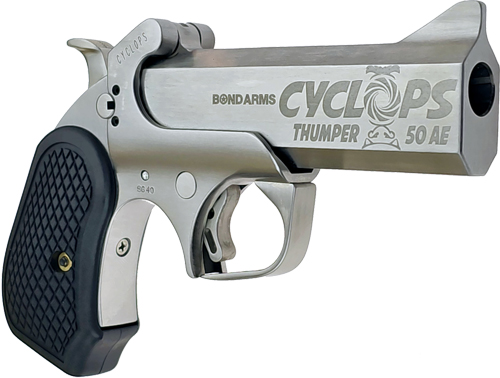 BOND ARMS CYCLOPS 50AE SS - 4.25" B6 EXTENDED GRIP